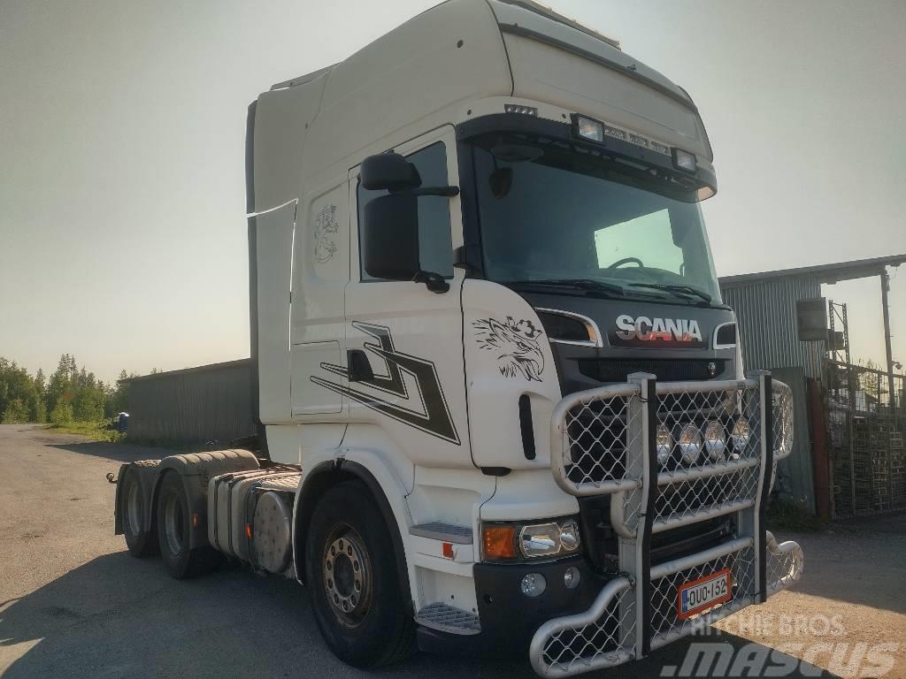 Scania R730 6x4 kippihydrauliikka Sattelzugmaschinen