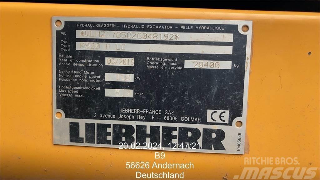 Liebherr R920 Compact Raupenbagger