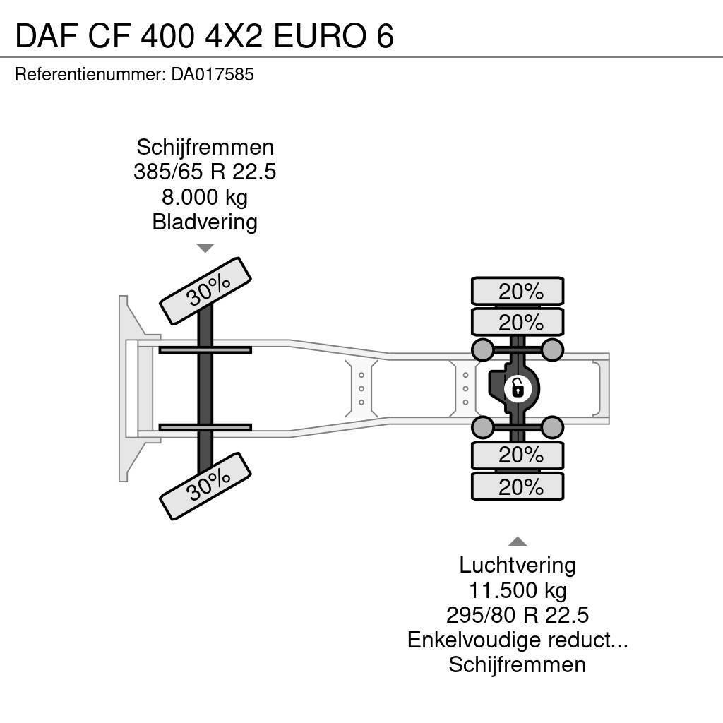DAF CF 400 4X2 EURO 6 Sattelzugmaschinen