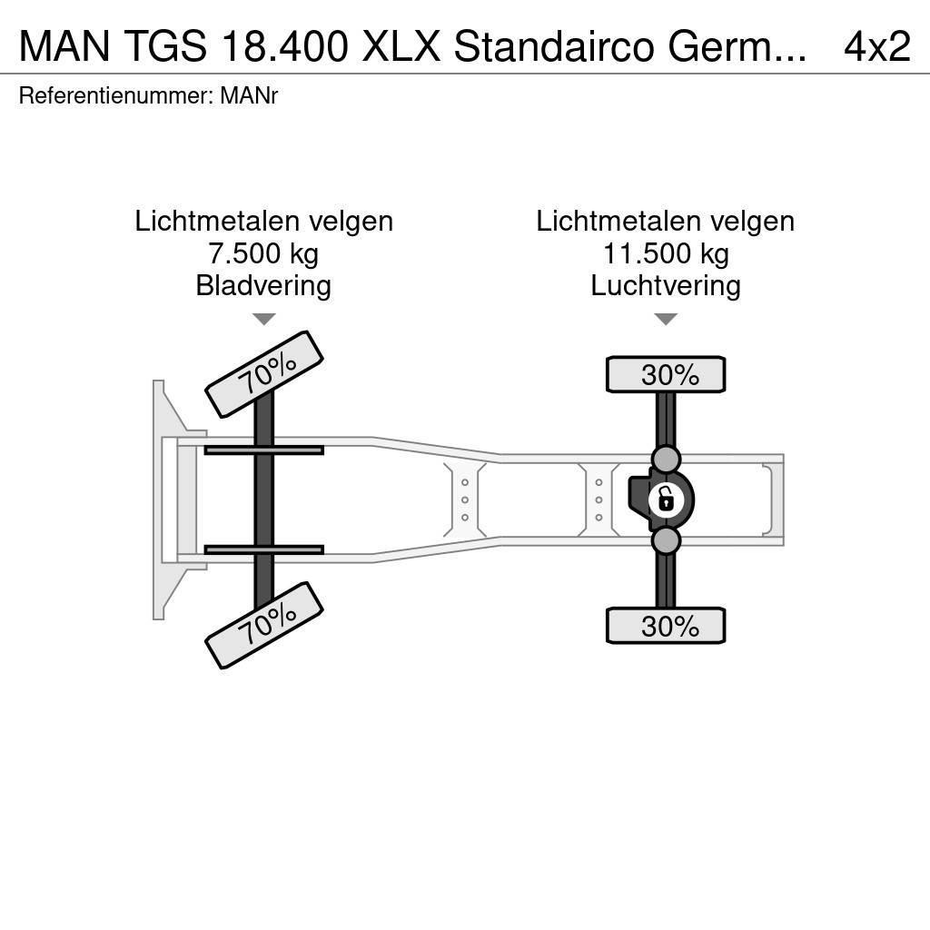 MAN TGS 18.400 XLX Standairco German truck Sattelzugmaschinen