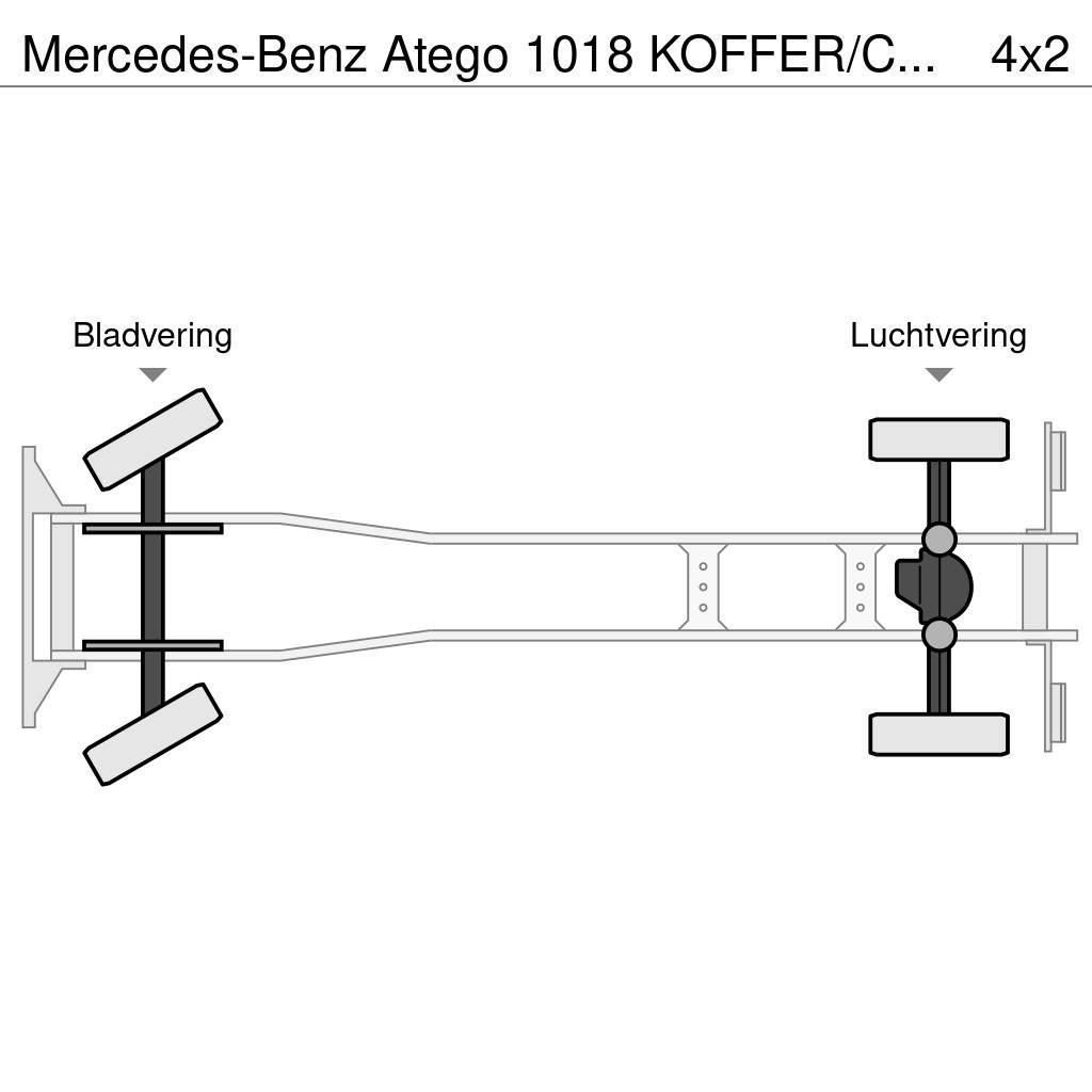 Mercedes-Benz Atego 1018 KOFFER/CAISSE + D'HOLLANDIA 1500 KG Kastenaufbau