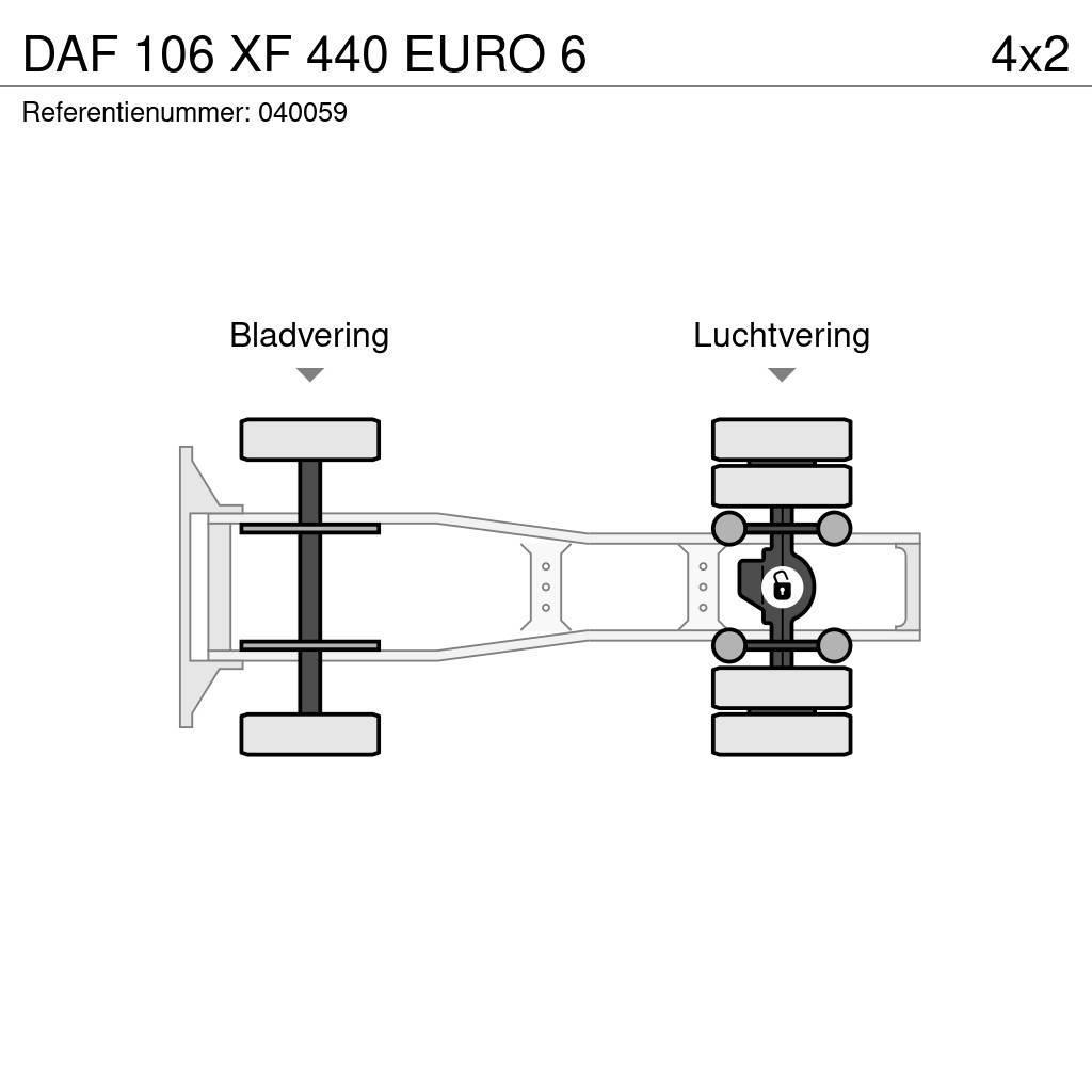 DAF 106 XF 440 EURO 6 Sattelzugmaschinen