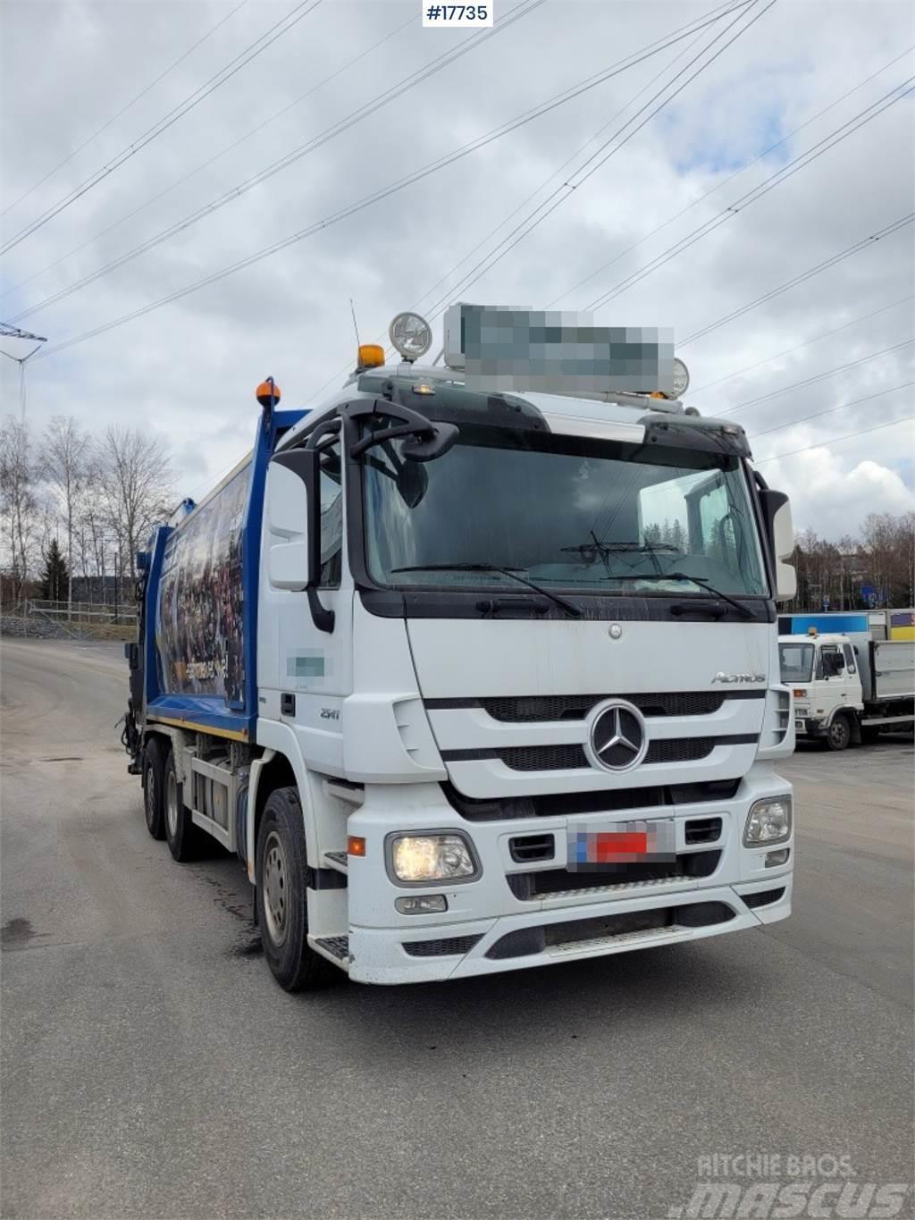 Mercedes-Benz Actros 2541 1-chamber Compactor truck w/ Joab supe Müllwagen
