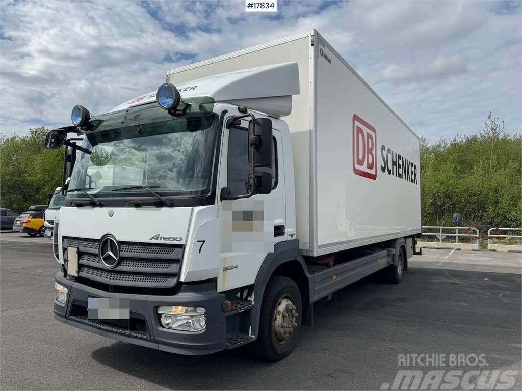 Mercedes-Benz Atego 1524 4x2 cabinet truck with/ side door and l Kastenaufbau