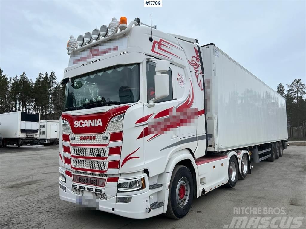 Scania S500 6x2 tow truck w/ tipping hydraulics and raise Sattelzugmaschinen