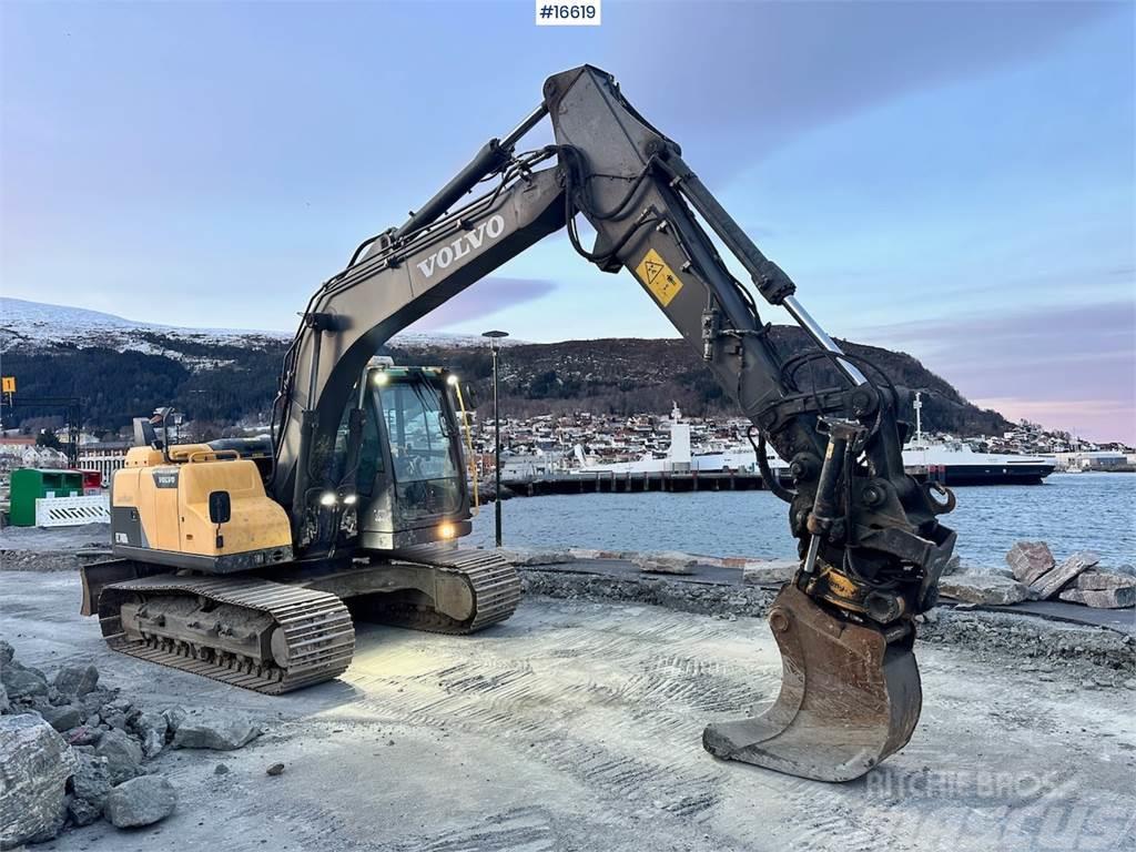 Volvo EC140DL Tracked excavator w/ Rototilt, Cleaning tr Raupenbagger