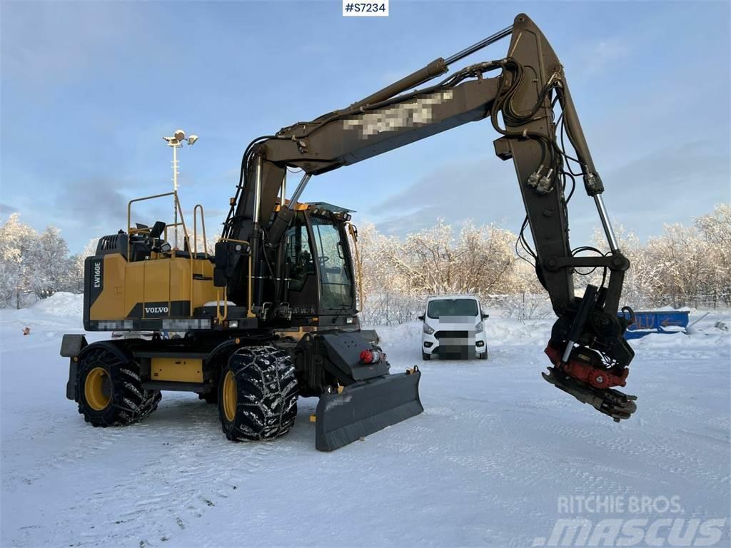 Volvo EW160 Rotor tilt R6 with grip, SEE VIDEO Mobilbagger