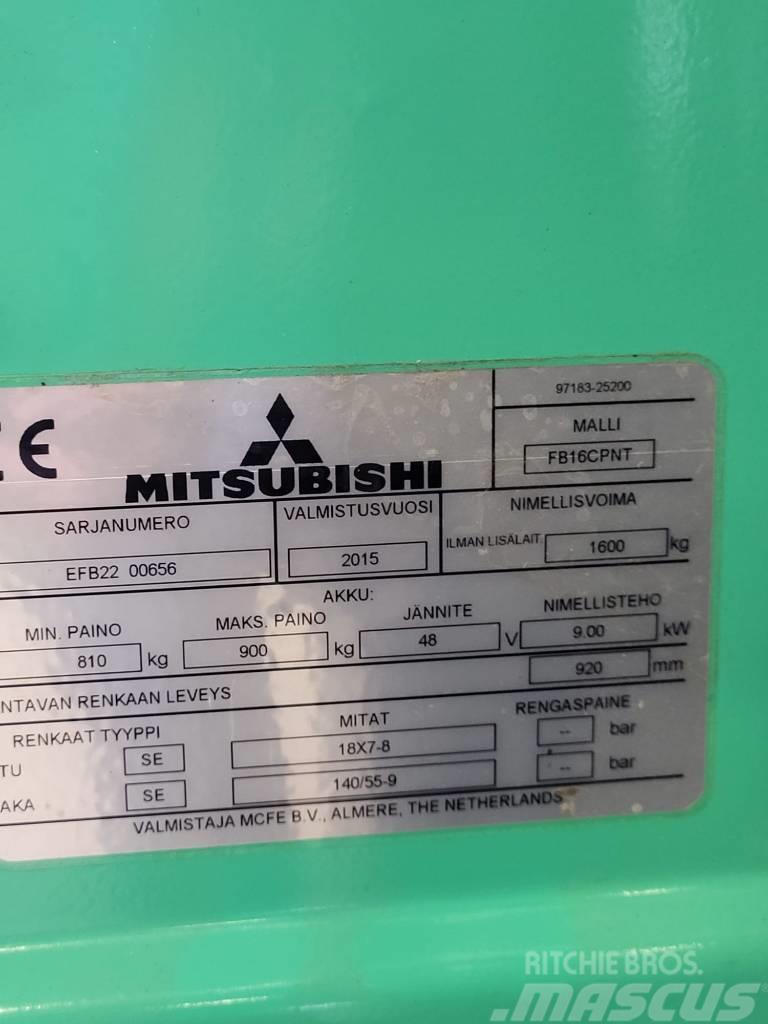 Mitsubishi FB16CPNT " Lappeenrannassa" Elektro Stapler