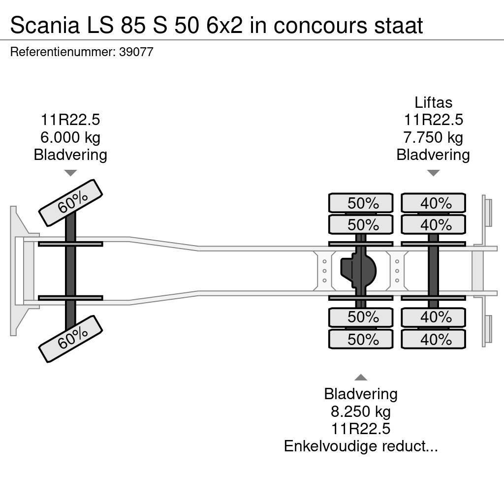 Scania LS 85 S 50 6x2 in concours staat Kastenaufbau