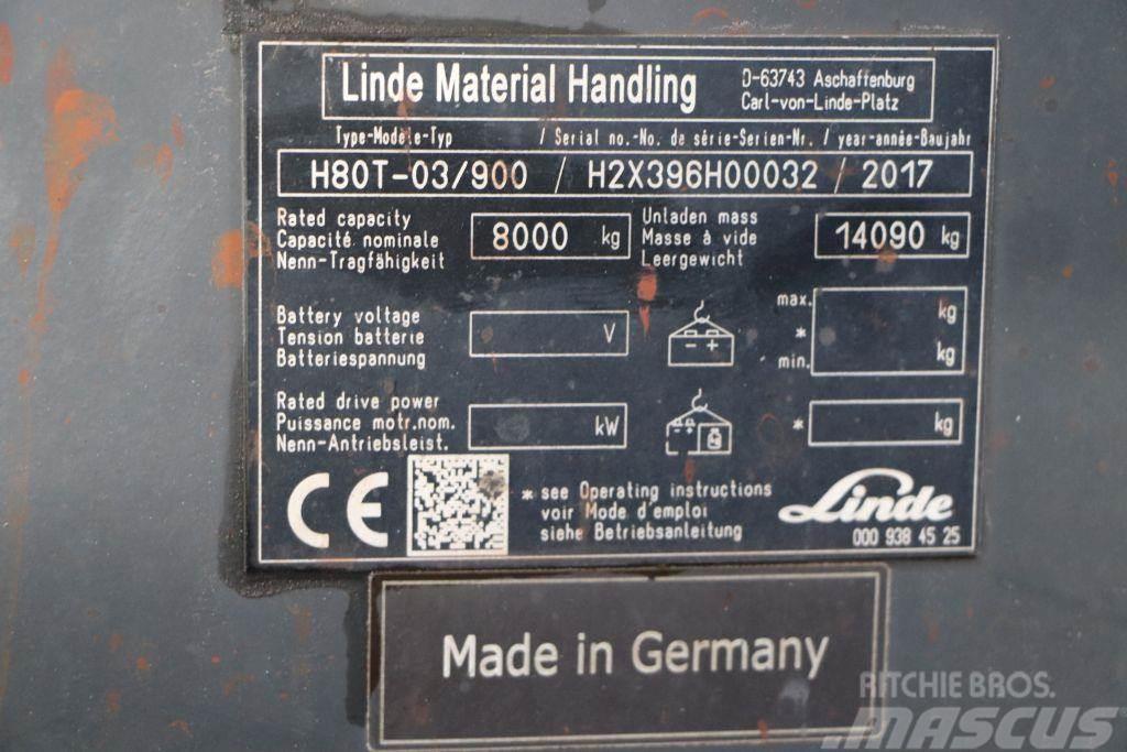 Linde H80T-03/900 Gas Stapler