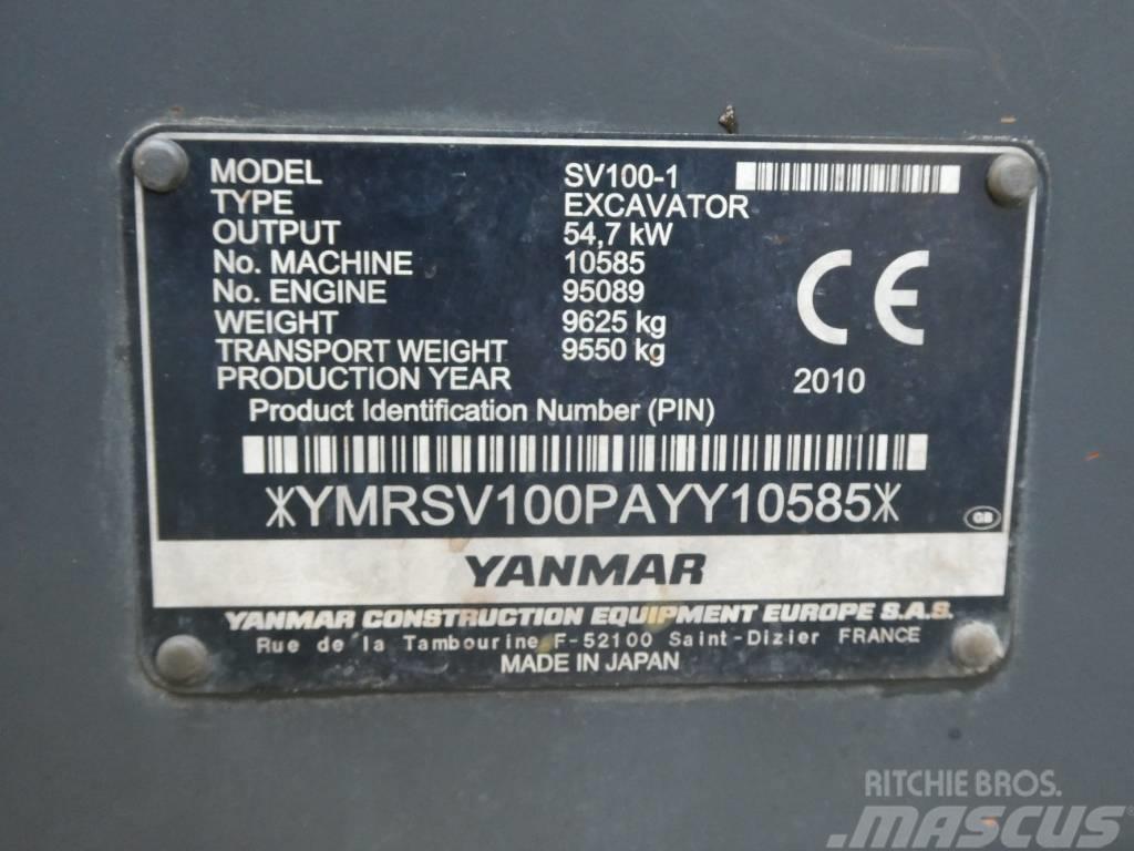 Yanmar SV 100-1 Midibagger  7t - 12t