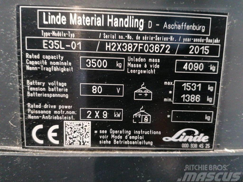 Linde E35L-01 Elektro Stapler