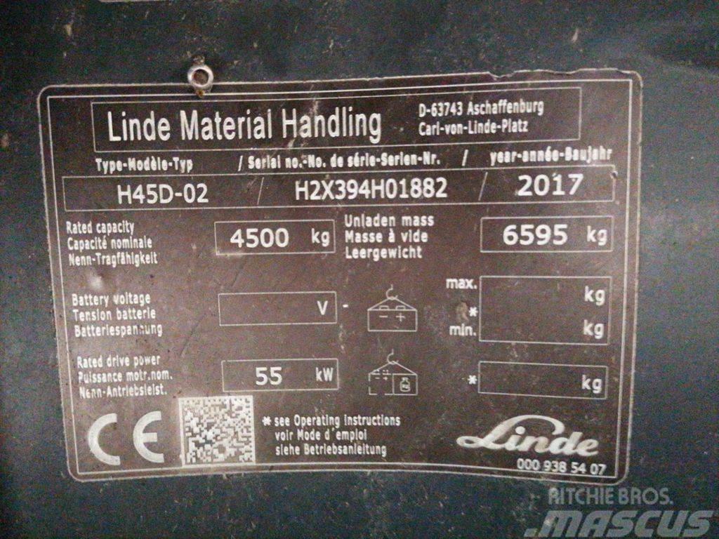 Linde H45D-02 Diesel Stapler