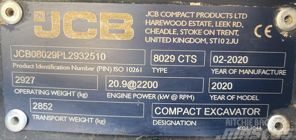 JCB 8029 CTS Minibagger < 7t