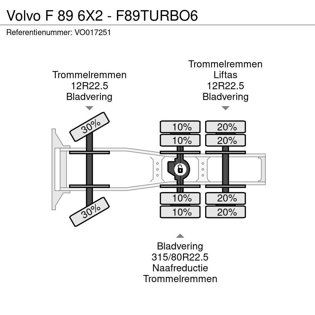 Volvo F 89 6X2 - F89TURBO6 Sattelzugmaschinen