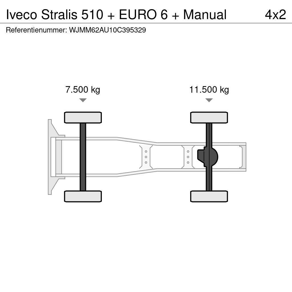 Iveco Stralis 510 + EURO 6 + Manual Sattelzugmaschinen