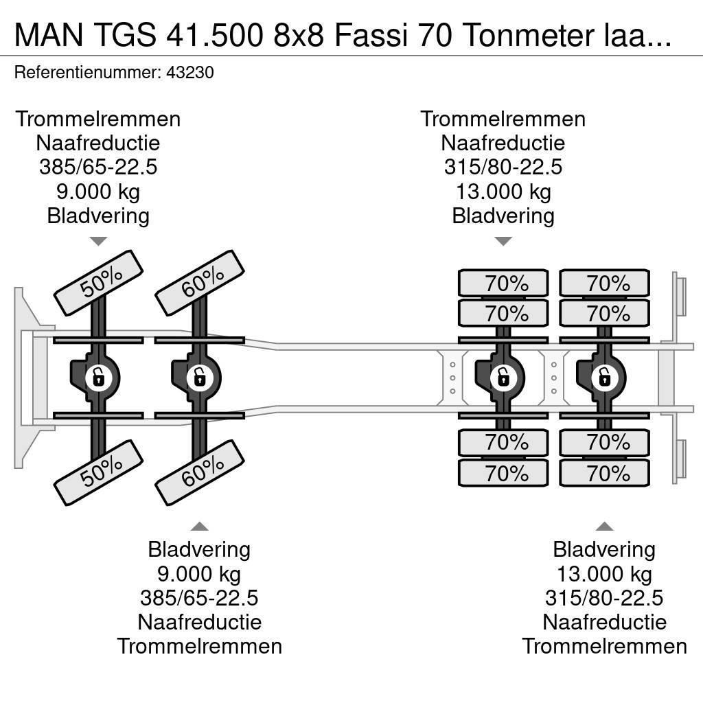 MAN TGS 41.500 8x8 Fassi 70 Tonmeter laadkraan + Fly-J All-Terrain-Krane