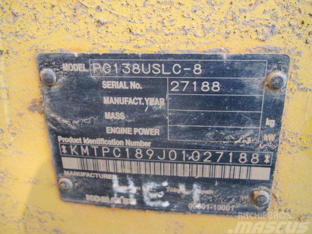 Komatsu PC 138 USLC-8 Raupenbagger