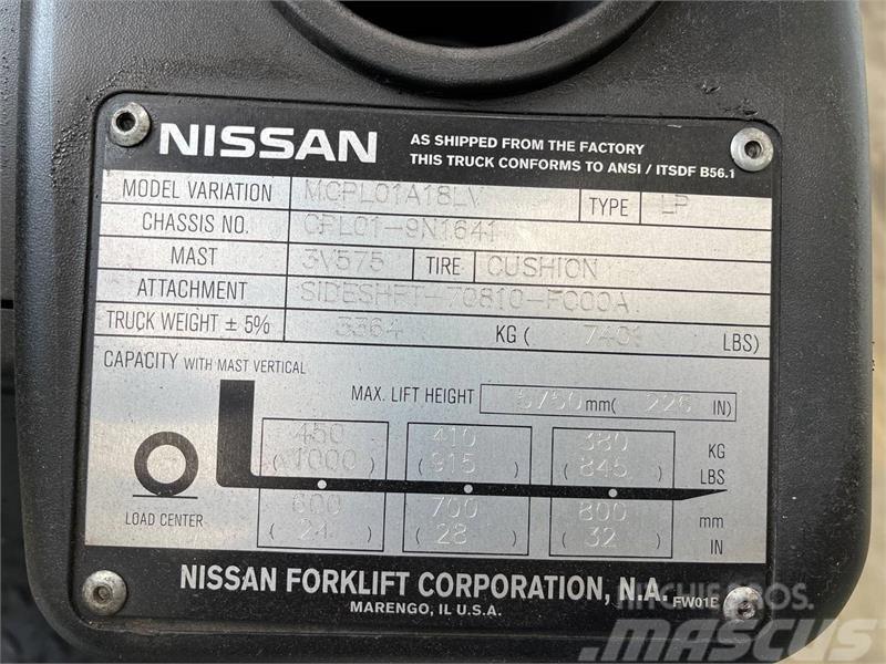 Nissan MCPL01A18LV Andere Gabelstapler