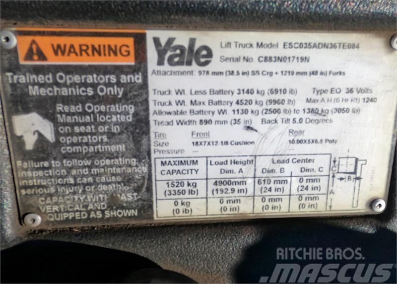 Yale ESC035AC Elektro Stapler