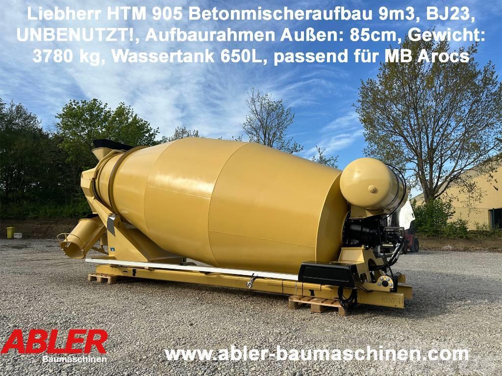 Liebherr HTM 905 Betonmischeraufbau 9m3 unbenutzt Mercedes Beton-Mischfahrzeuge