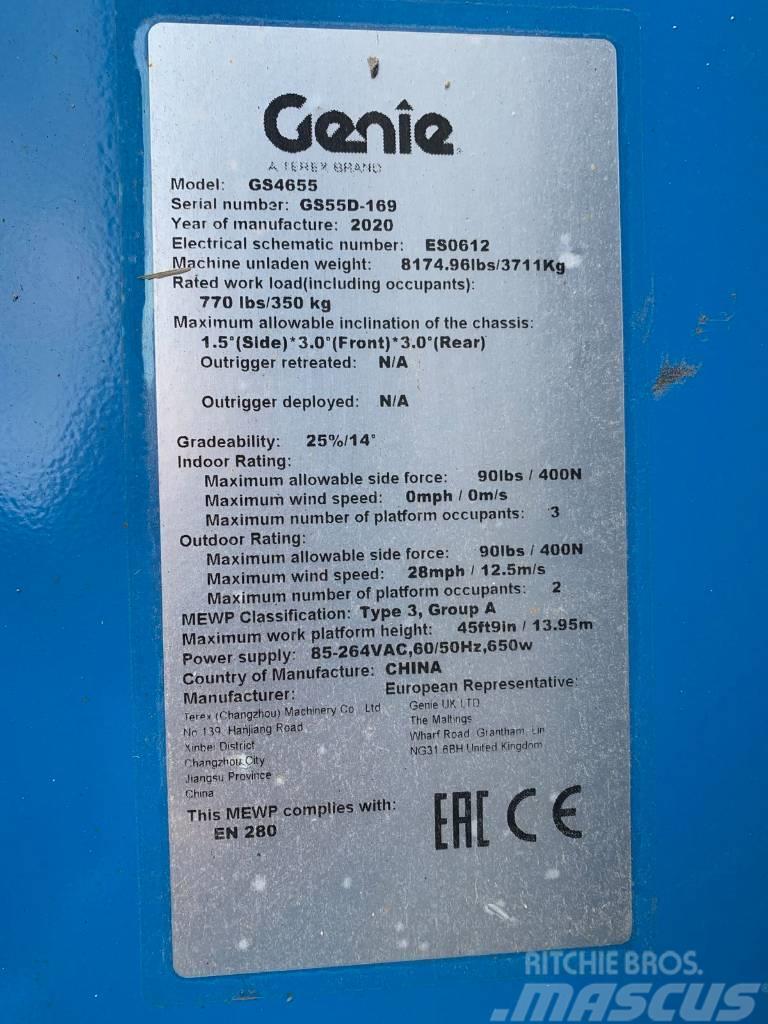 Genie GS 4655, NEW, 16m, electric scissor lift Scheren-Arbeitsbühnen