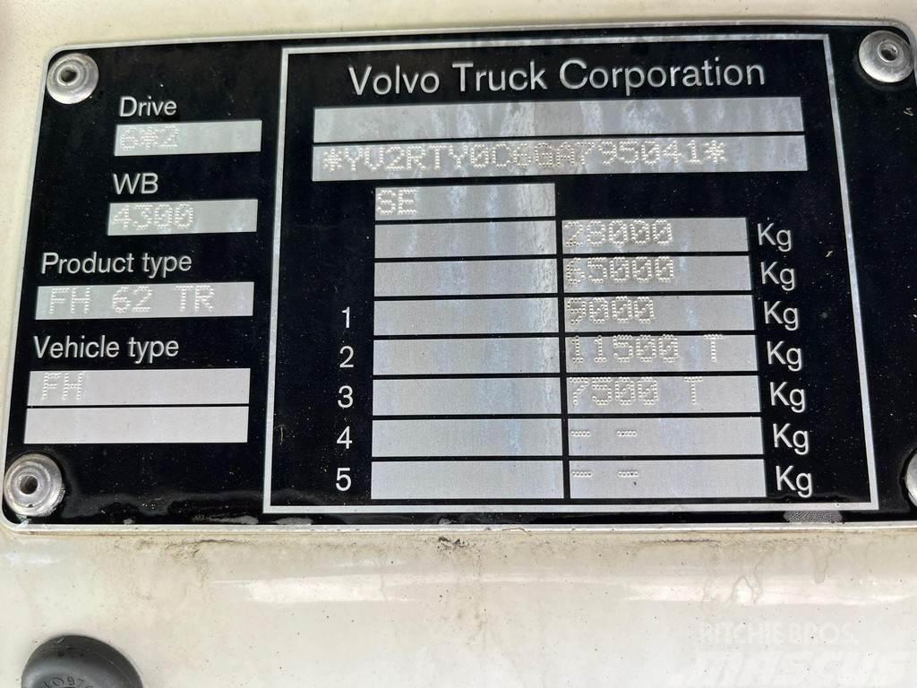 Volvo FH 460 6x2 9 TON FRONT AXLE / PTO / CHASSIS L=6300 Wechselfahrgestell