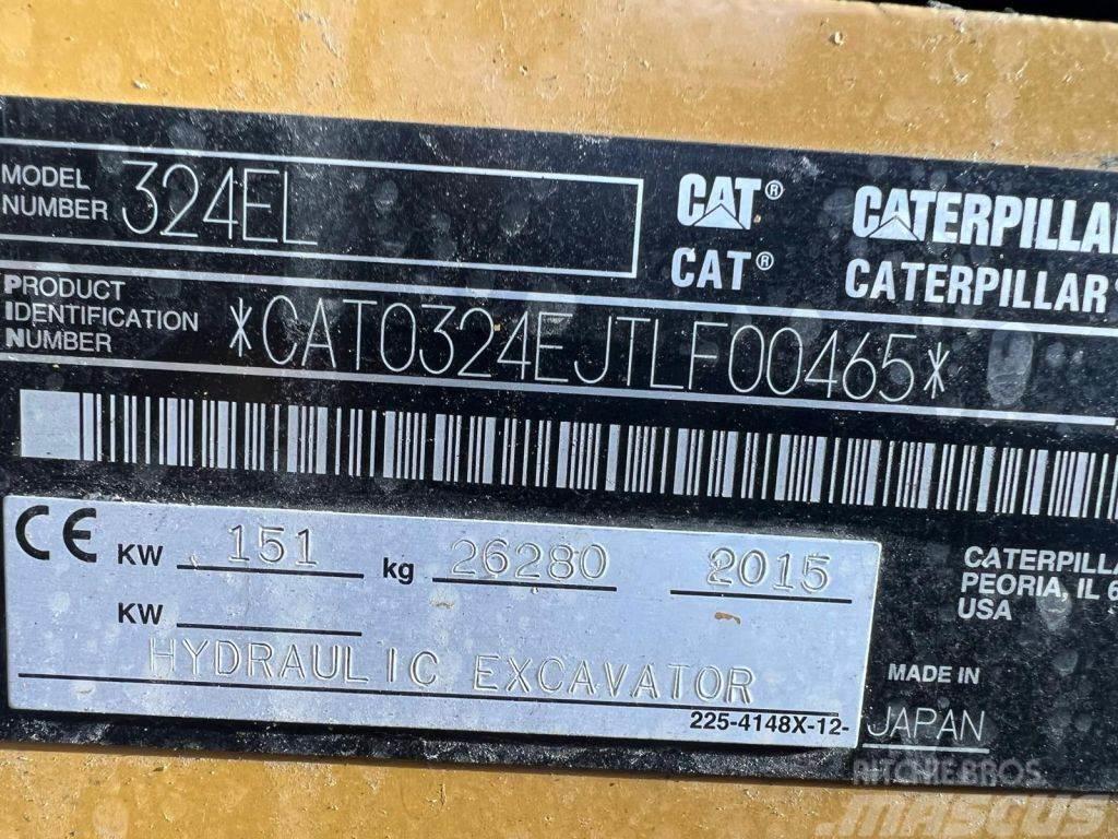 CAT 324EL 9655 HOURS Raupenbagger