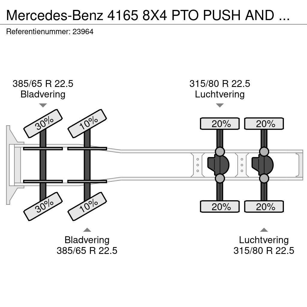 Mercedes-Benz 4165 8X4 PTO PUSH AND PULL 510.000KM Sattelzugmaschinen