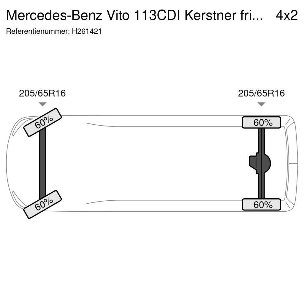 Mercedes-Benz Vito 113CDI Kerstner frigo diesel/Electric - A/C - Kühltransporter