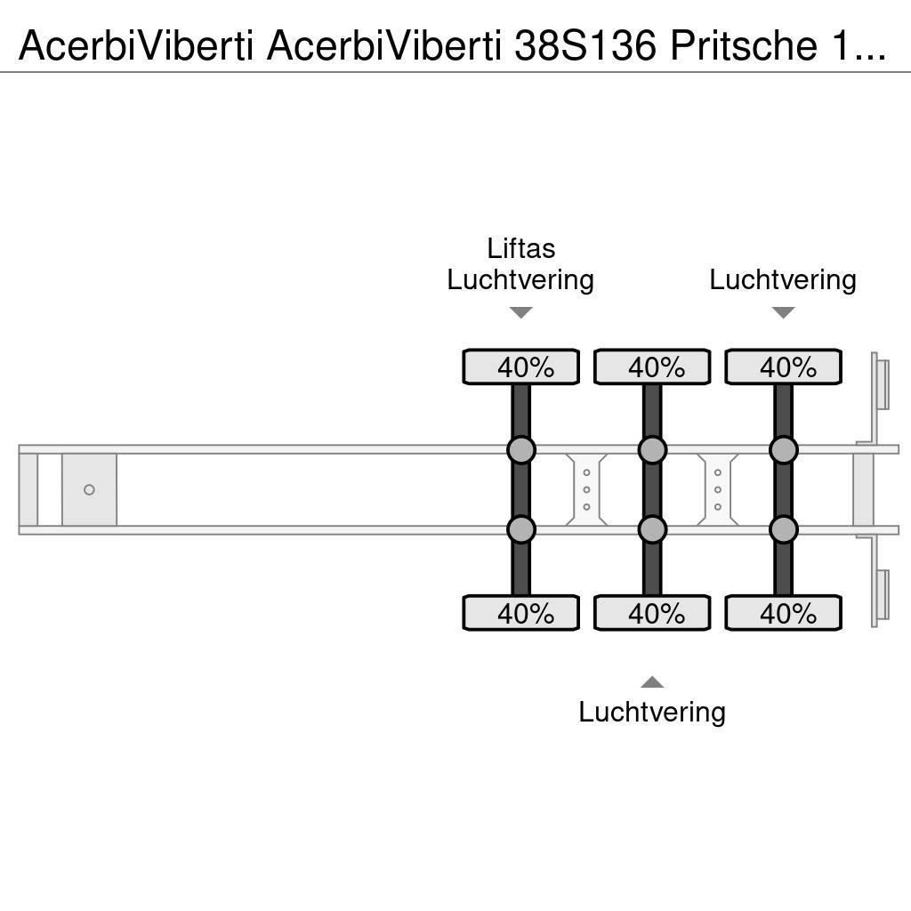  AcerbiViberti 38S136 Pritsche 13.80m Pritschenauflieger