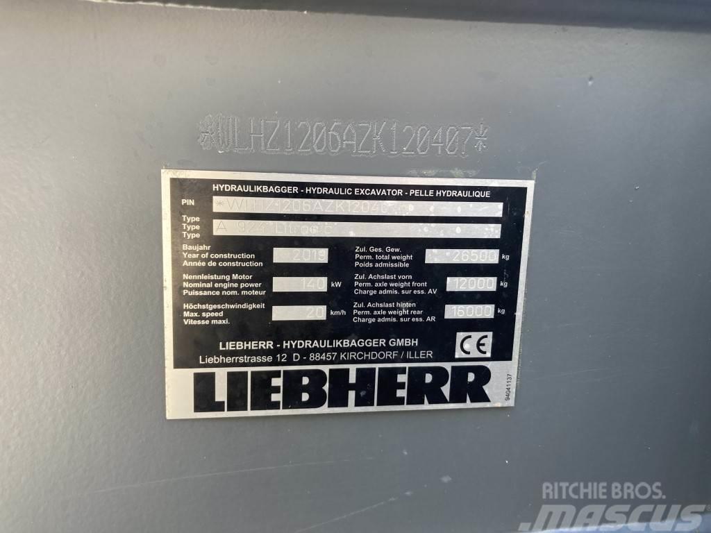 Liebherr A 924 Litronic Mobilbagger