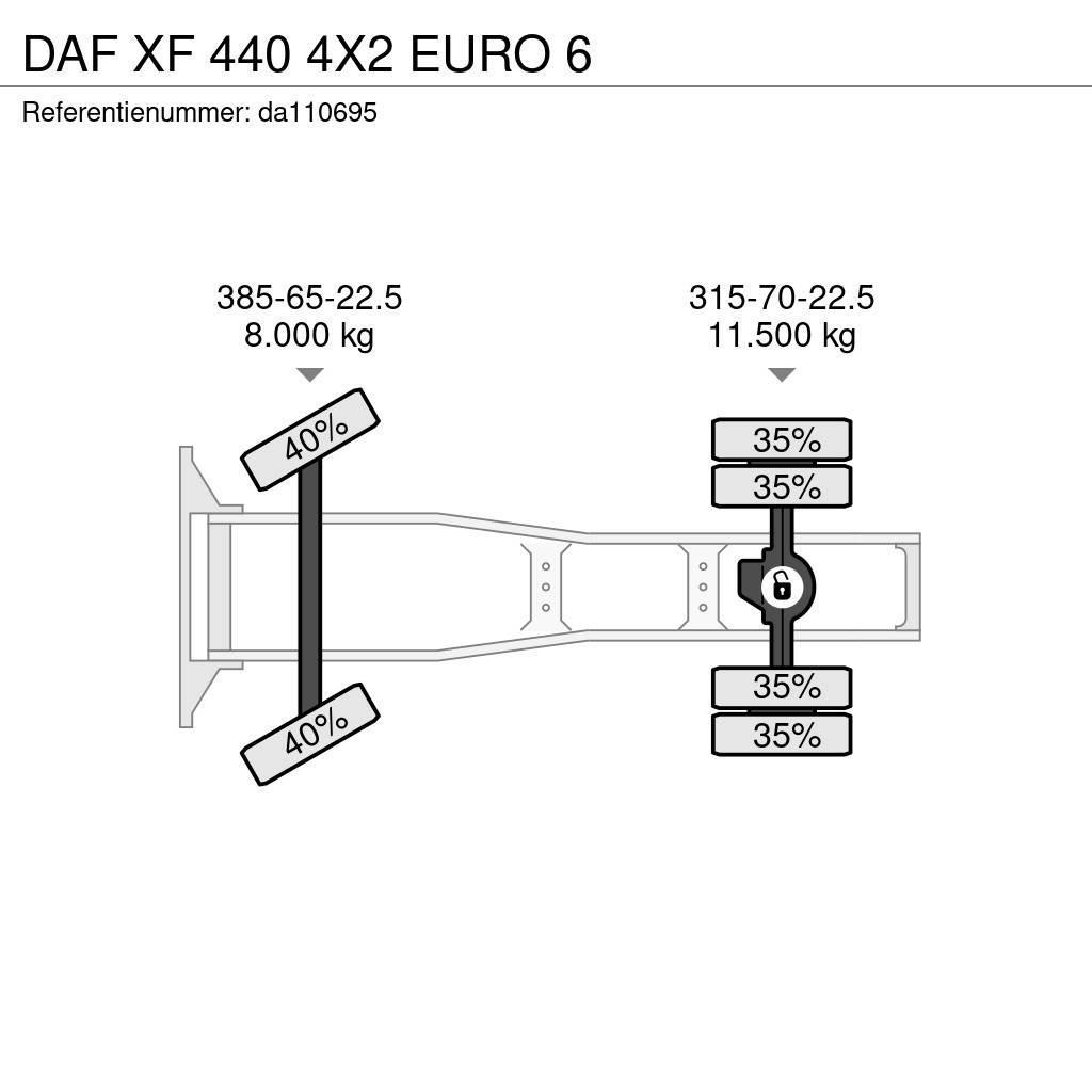 DAF XF 440 4X2 EURO 6 Sattelzugmaschinen