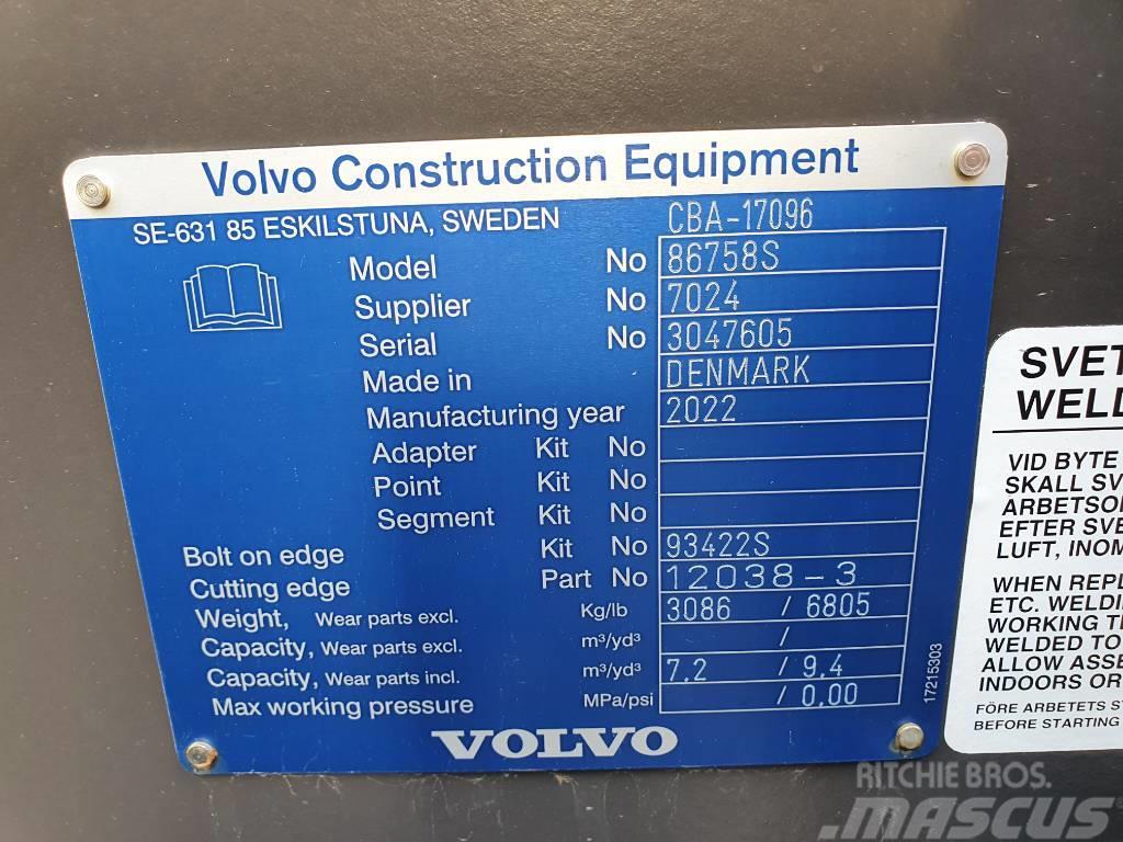 Volvo Rehandlingskopa 7,2 m3 Redskapsinfäst, CBA-17096 Schaufeln