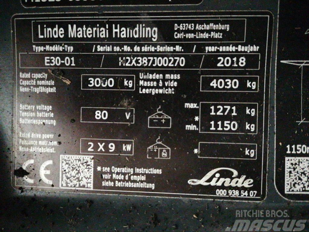 Linde E30-01 Elektro Stapler
