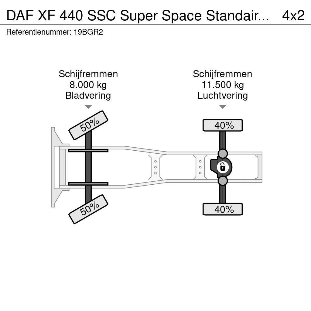 DAF XF 440 SSC Super Space Standairco Hydraulic ACC NL Sattelzugmaschinen