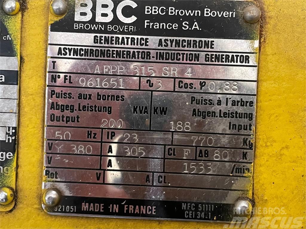  200 kVA MWM G234 generatoranlæg m/BBC generator og Andere Generatoren