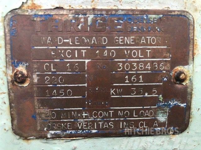  35.5 kW Thrige CL 16 Generator Andere Generatoren