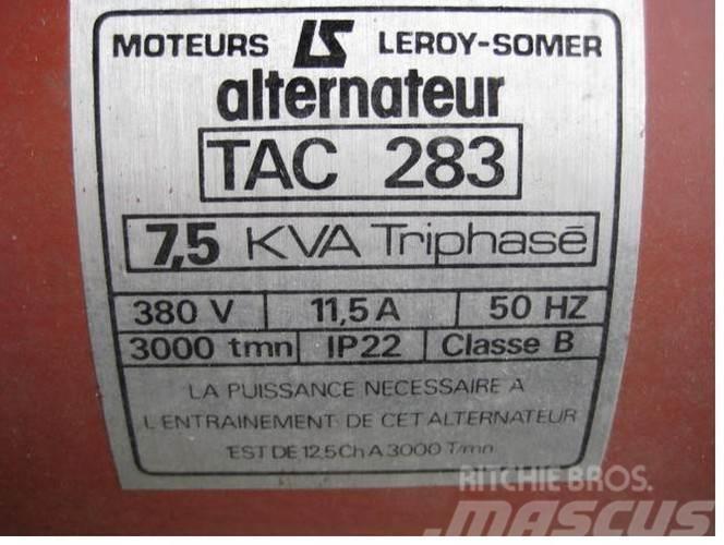  7.5 kva Leroy-Somer Type TAC 283 generator KUN TIL Andere Generatoren