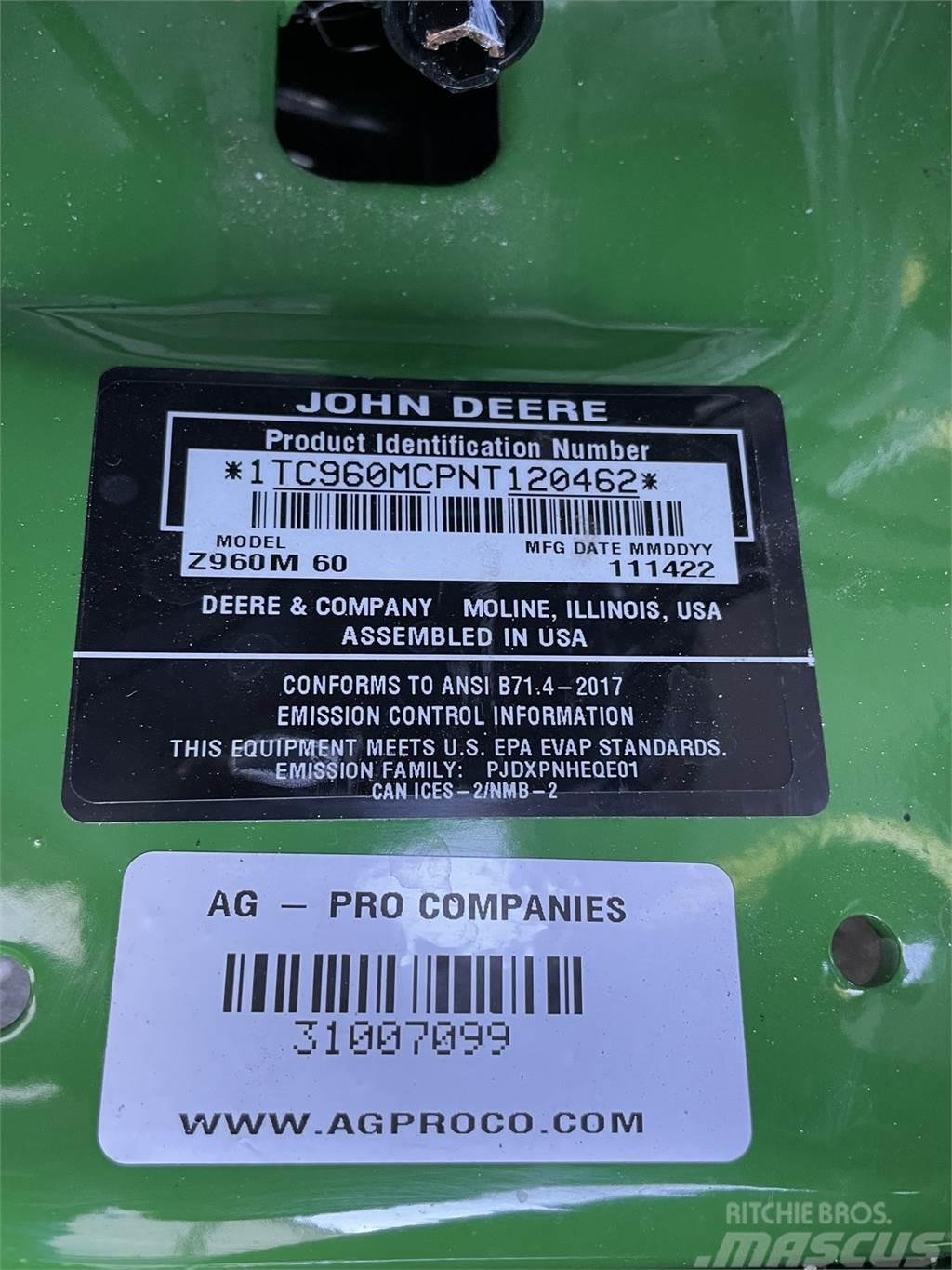 John Deere Z960M Null-Wendekreis Mäher