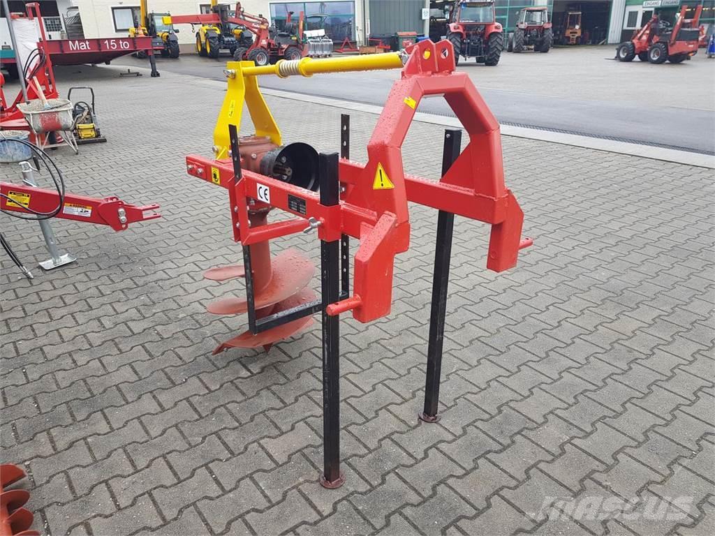  Erdbohrer Dominator ECO mit 3 Bohrern und Gelenk Sonstiges Traktorzubehör