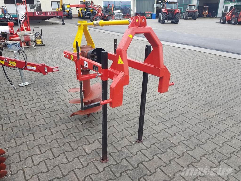  Erdbohrer Dominator ECO mit 3 Bohrern und Gelenk Sonstiges Traktorzubehör