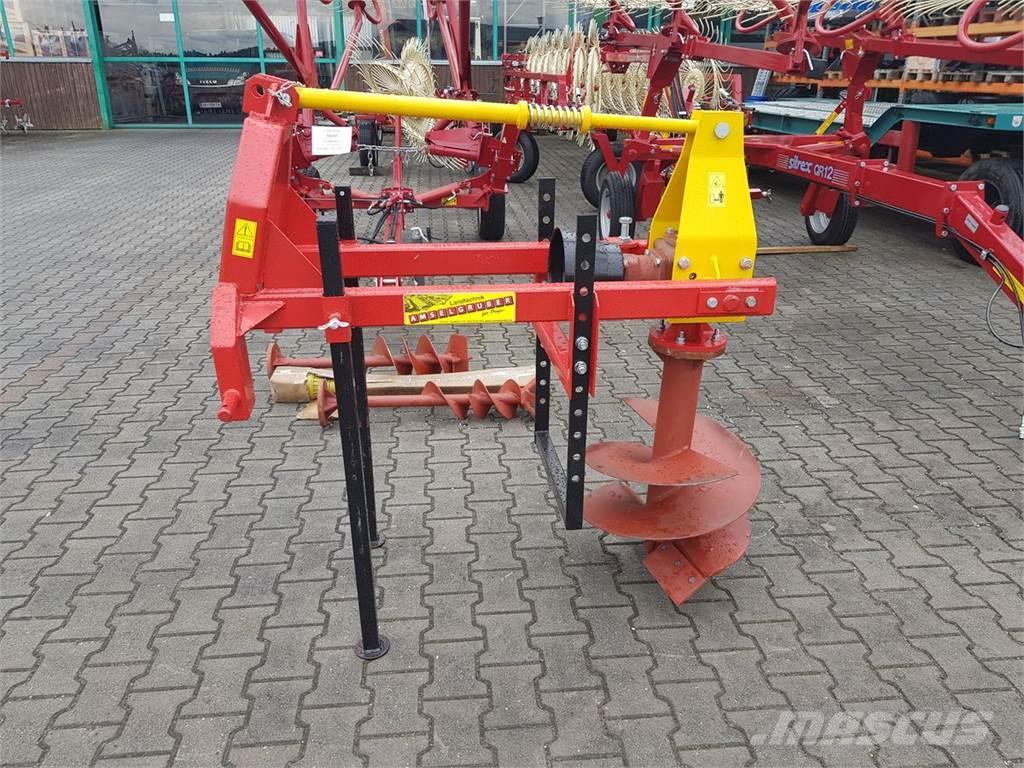  Erdbohrer Dominator ECO mit 3 Bohrern und Gelenk Sonstiges Traktorzubehör