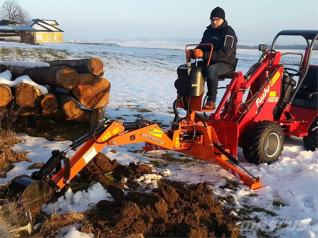 Fuchs Anbaubagger für Hoflader & Radlader Hoflader