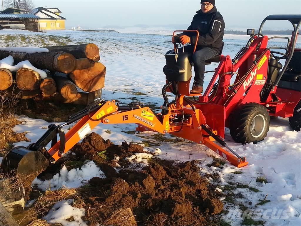Fuchs Anbaubagger für Hoflader & Radlader Hoflader