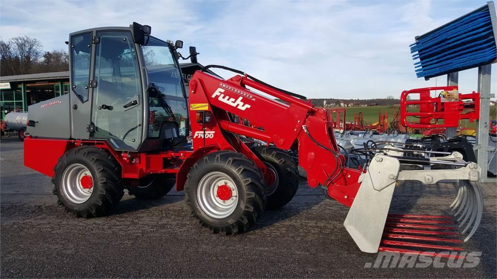 Fuchs F 1400 Teleskop mit Kabine über 400 cm Hubhöhe Hoflader