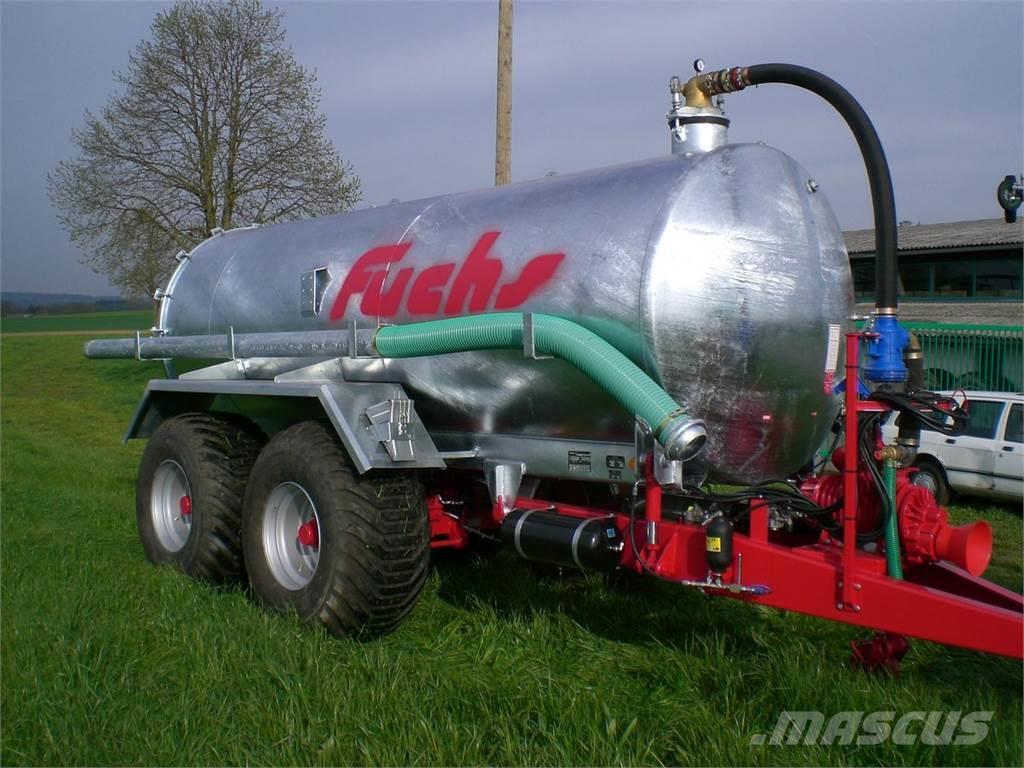 Fuchs Gülle Vakuumfass VKT 10 mit 10600 Liter Gülletankwagen