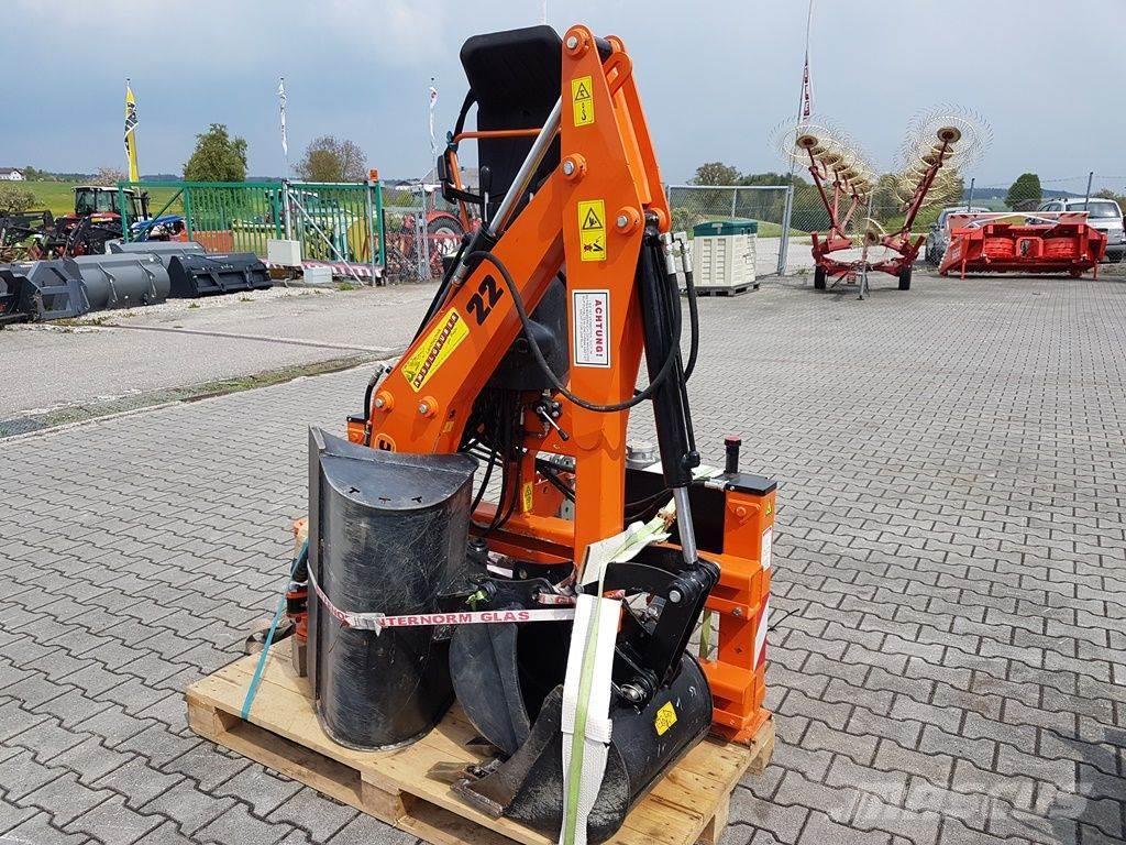  Tifermec TIX 22 Anbaubagger Gebrauchtmaschine 3m R Sonstiges Traktorzubehör