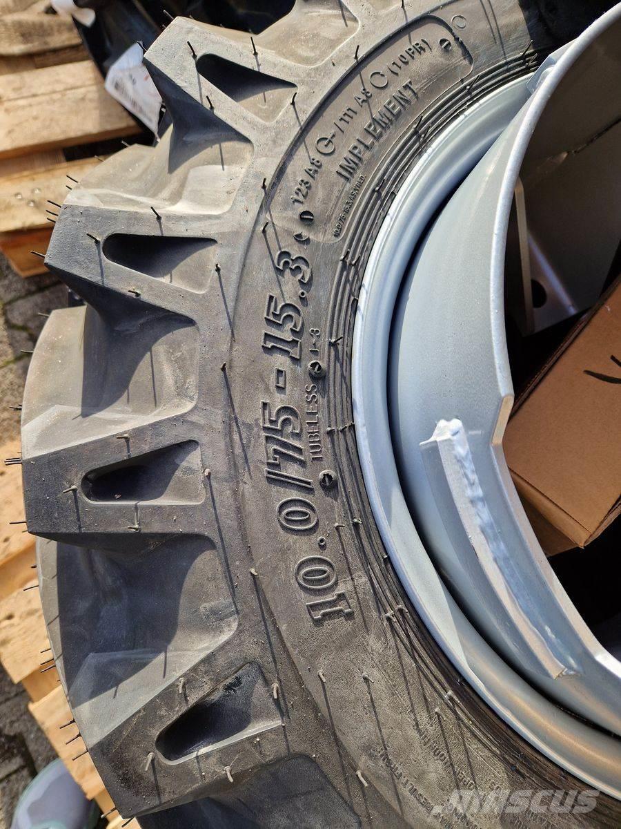 Weidemann 2 Stk. Zwillingsräder 10/75-15.3 Trinker Hoflade Hoflader