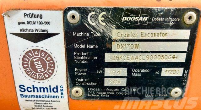 Doosan DX 170W Mobilbagger Mobilbagger